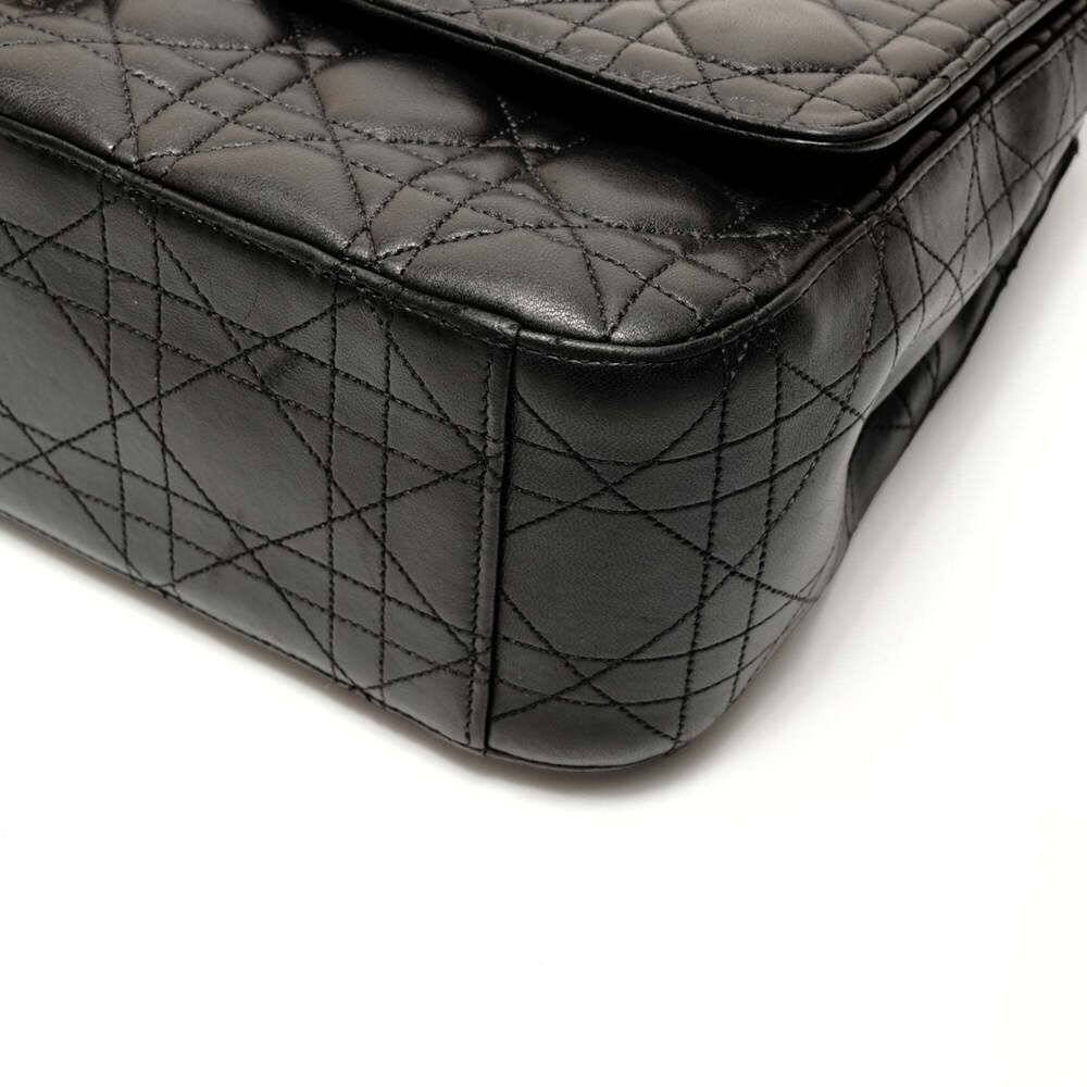 CHRISTIAN DIOR Black Leather Shoulder Bag - Picture 6 of 14